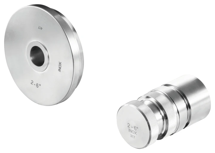 Rouleaux à rainurer INOX 2-6''