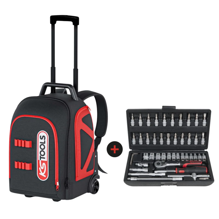 SAC TELESCOPIQUE+COFFRET 1/4 46 PCS