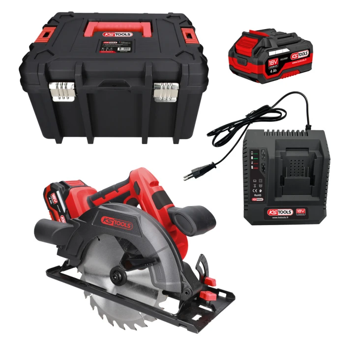 SCIE CIRCULAIRE 18V, 2 BATTERIES