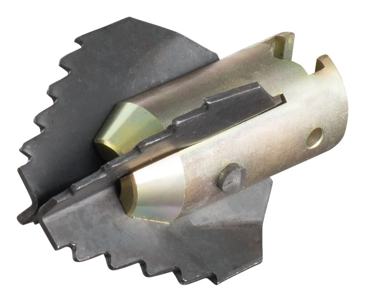 Tête lames croisées dentées