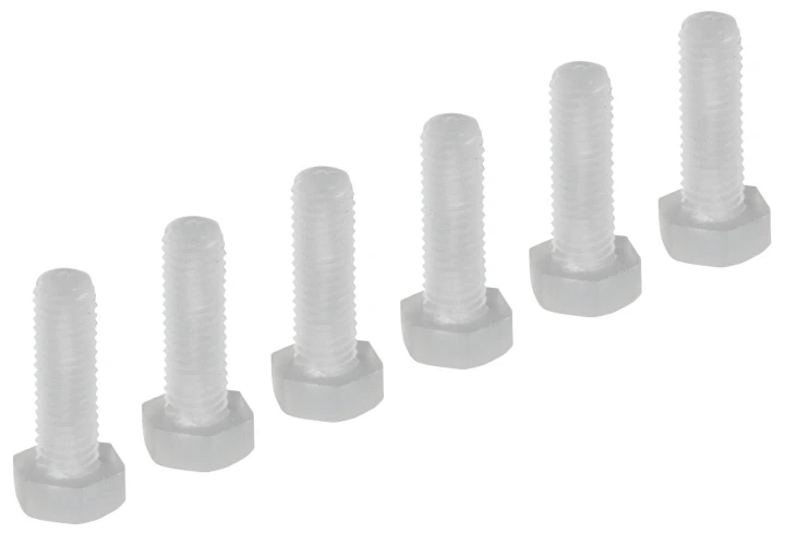 Vis plastique, lot 6 p.