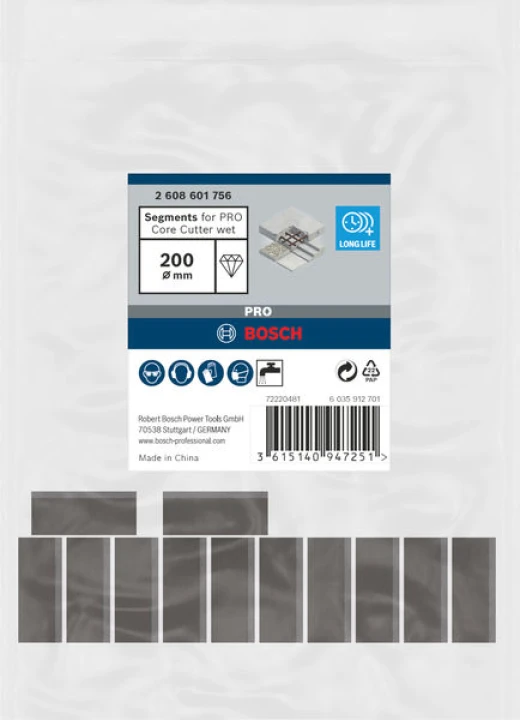 12 segm 10mm PRO pour cour dia