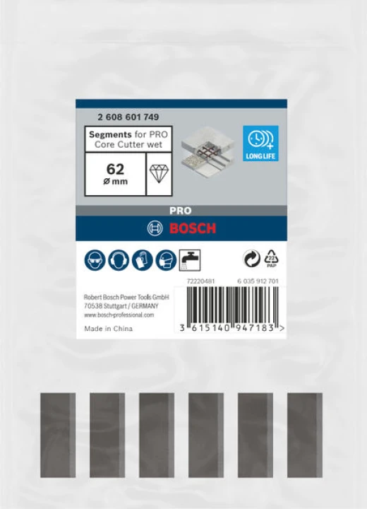 6 segment 10mm PRO pour cour d