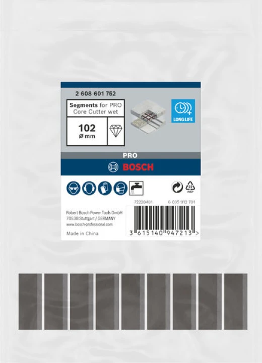 9 segment 10mm PRO pour cour d