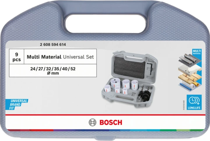Coffret 6trépans HSS Vissée B&