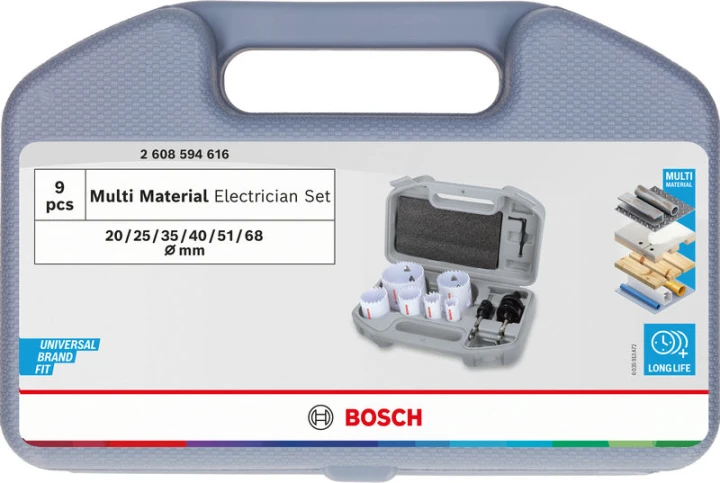 Coffret 6trépans HSS Vissée B&