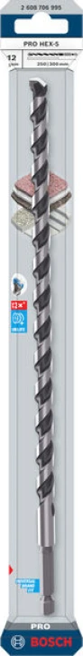 Foret beton PRO HEX-5 12x250x3