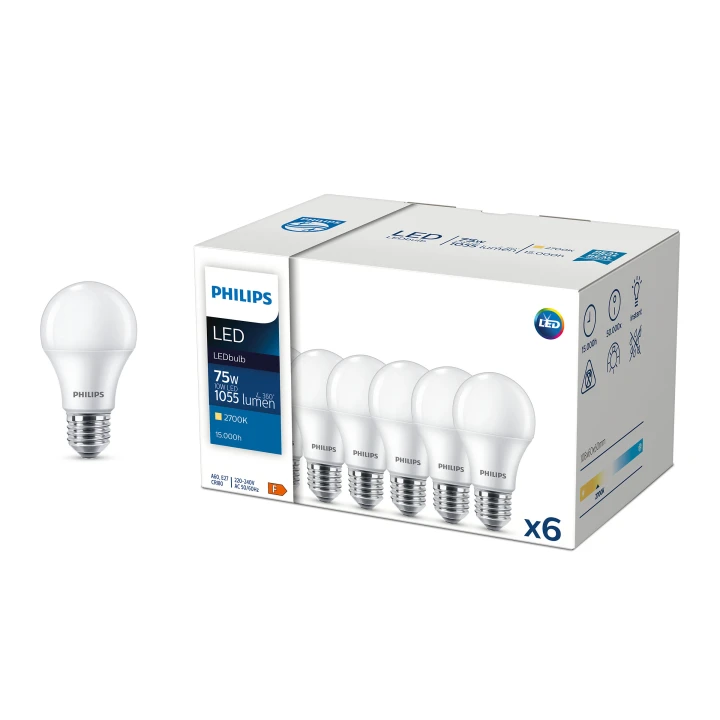 LEDbulb ND 10-75W A60 E27 827