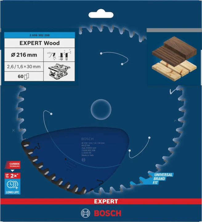 LSC EXPERT Bois 216x30x2,6x1,6