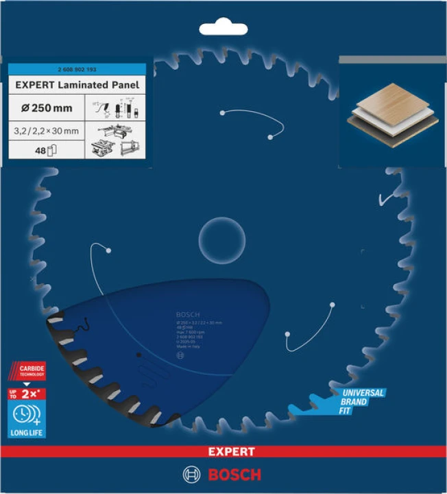 LSCircul Exp Laminés 250x30x3,