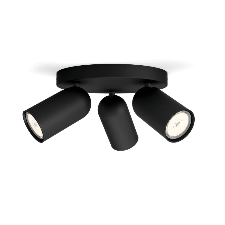 PONGEE plate/spiral black 3xNW