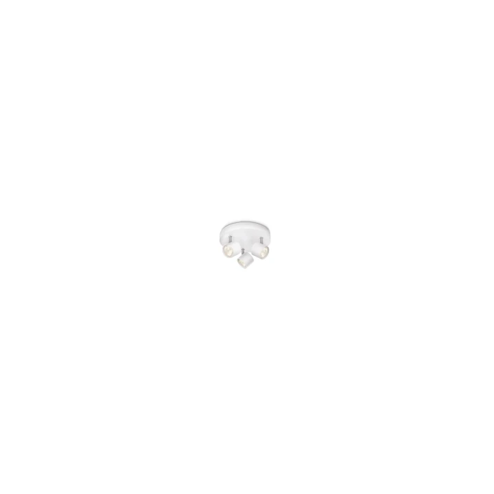 STAR plate/spiral white 3x4.5W