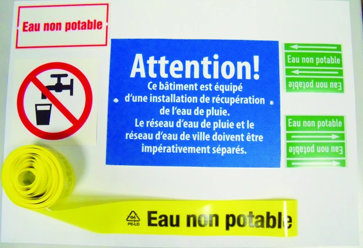 Set Marquage Eau Non Potable