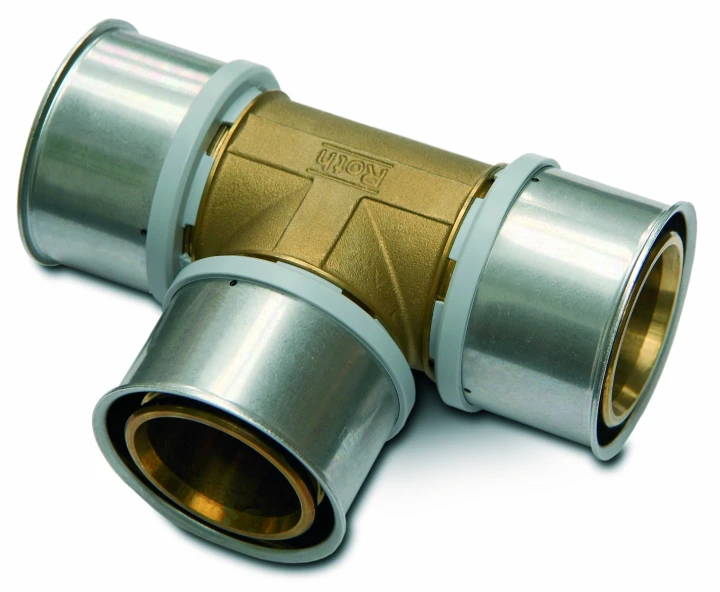 Te egal 63x63x63mm LAITON