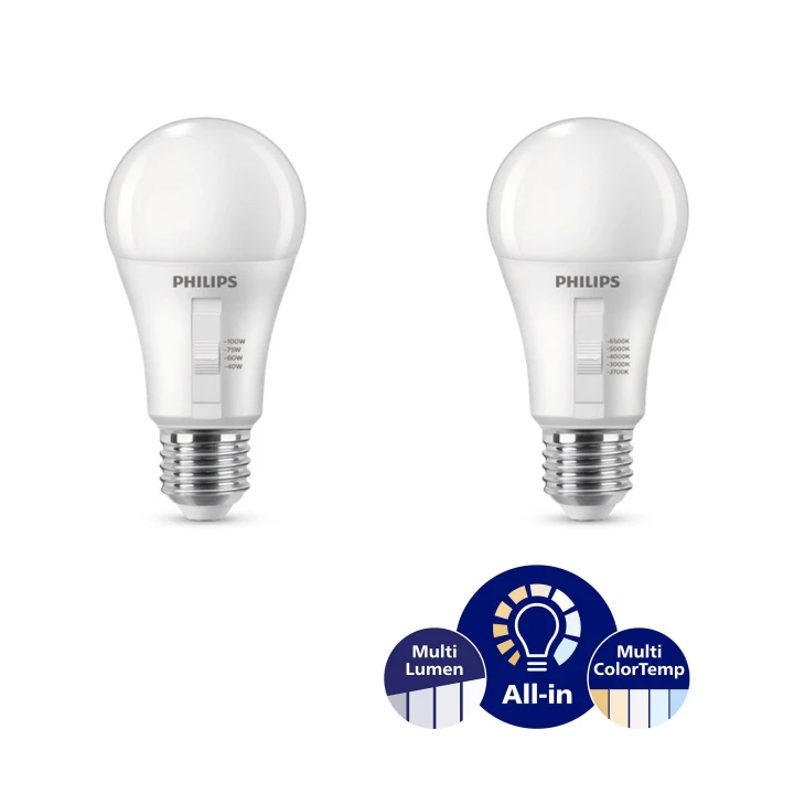 CorePro LEDbulb D 40-60-75-100W A60 5CCT