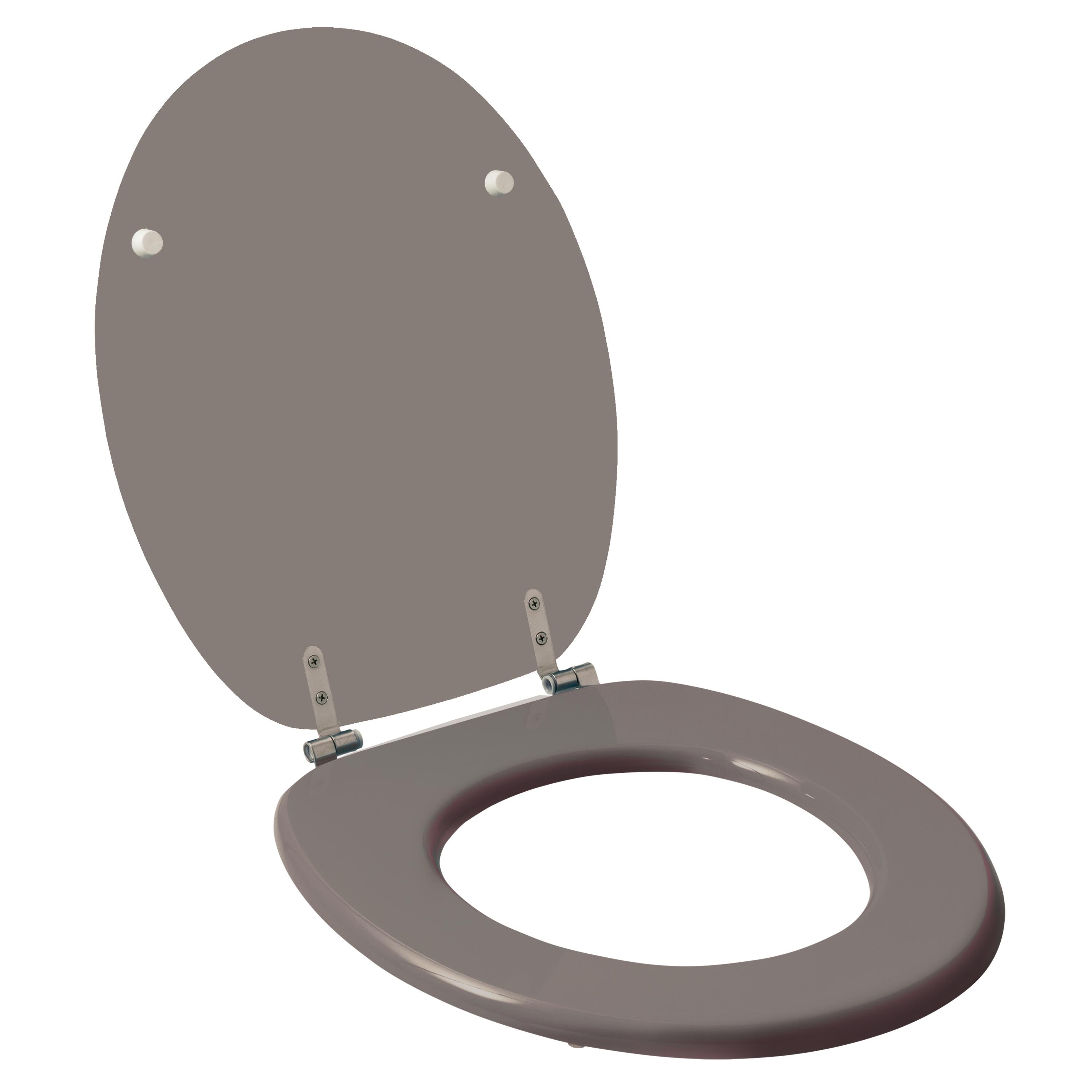 ABATTANT BOIS WOODY TAUPE