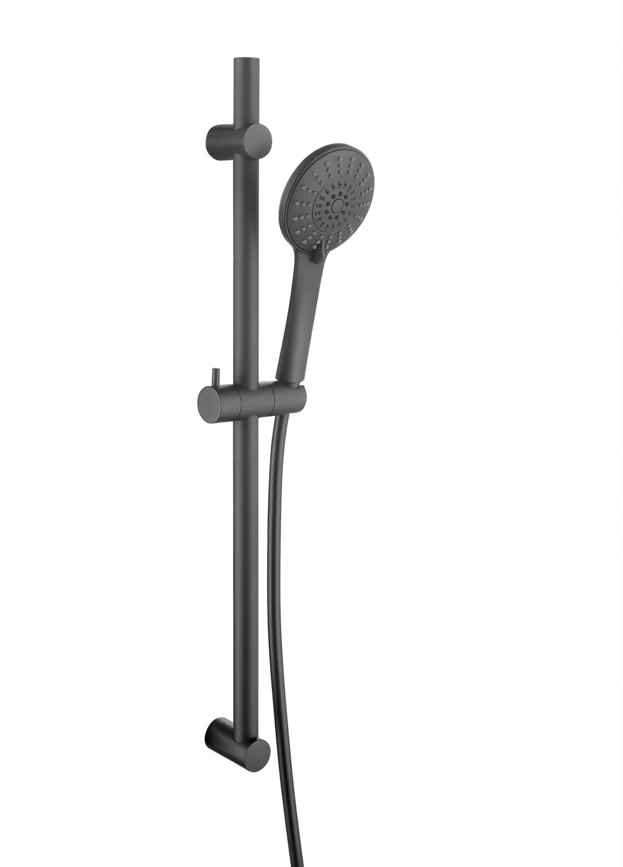 KIT DE DOUCHE Ø25 BLACK ROMA